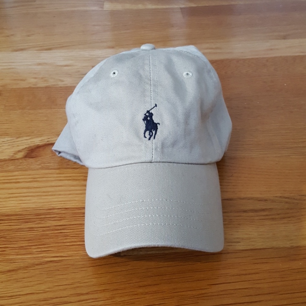 Ralph Lauren tan polo cap